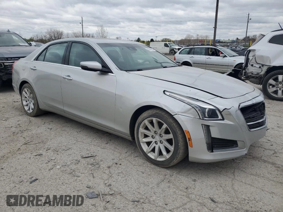 2015 Cadillac CTS Luxury AWD with VIN 1G6AX5SX1F0114902, listed as a Copart auction lot 53242205 with 105,127 mi miles and Clean title. Bid and sale history available at DreamBid. Image 4.