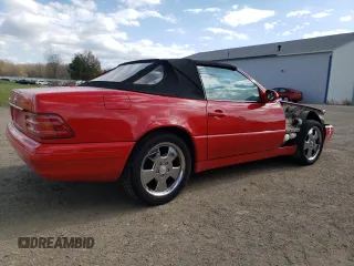 2000 Mercedes-Benz SL-Class with VIN WDBFA68F2YF188482, listed as a Copart auction lot 79483254 with 65,782 mi miles and Salvage Title. Bid and sale history available at carsss.com. Image 3.