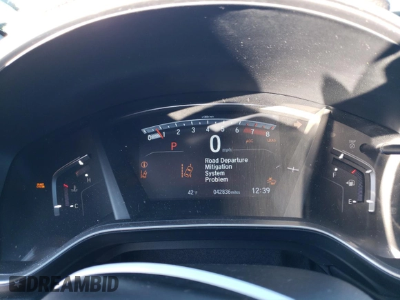 2019 Honda CR-V EX with VIN JHLRW2H54KX016541, listed as a Copart auction lot 70345742 with 42,836 mi miles. Bid and sale history available at carsss.com. Image 9.