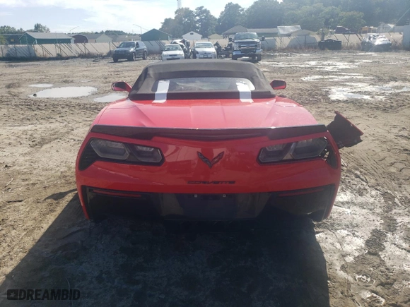 2014 Chevrolet Corvette Stingray Z51 3LT with VIN 1G1YL3D72E5132036, listed as a Copart auction lot 71673874 with 182,761 mi miles and Salvage Title. Bid and sale history available at carsss.com. Image 6.