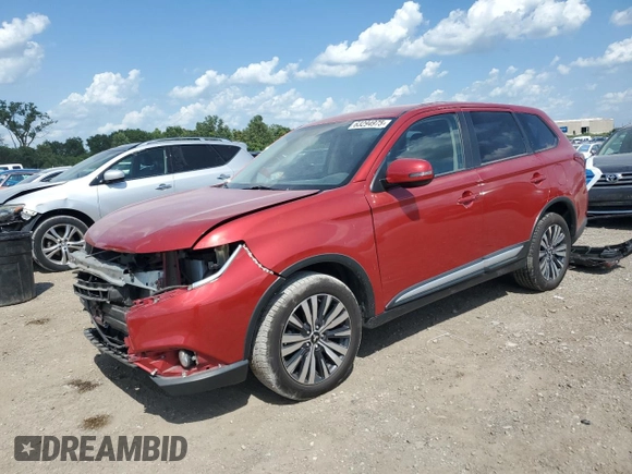 2019 Mitsubishi Outlander ES with VIN JA4AZ3A37KZ049645, listed as a Copart auction lot 63294975 with 65,169 mi miles and Salvage title. Bid and sale history available at DreamBid. Image 1.