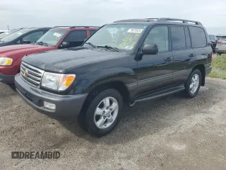 2005 Toyota Land Cruiser with VIN JTEHT05J352070191, listed as a Copart auction lot 79675824 with 163,216 mi miles and Non Repairable. Bid and sale history available at carsss.com. Image 1.