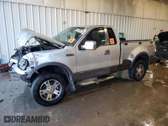 2005 Ford F-150 XLT with VIN 1FTRF04585KC12331, listed as a Copart auction lot 44204765 with 168,830 mi miles and Non Repairable. Bid and sale history available at carsss.com. Image 1.