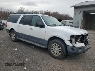 2011 Ford Expedition EL XL with VIN 1FMJK1G5XBEF43072, listed as a Copart auction lot 80767054 with 0 mi miles and Salvage Title. Bid and sale history available at carsss.com. Image 4.