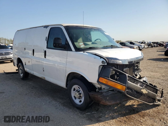 2010 Chevrolet Express Cargo with VIN 1GCZGFBA3A1166374, listed as a Copart auction lot 74968214 with 201,958 mi miles and Salvage title. Bid and sale history available at DreamBid. Image 4.