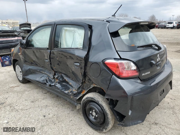 2024 Mitsubishi Mirage ES with VIN ML32AUHJ4RH021705, listed as a Copart auction lot 50549055 with 8,786 mi miles and Non Repairable. Bid and sale history available at carsss.com. Image 2.