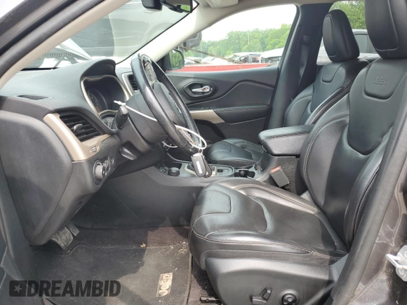 2018 Jeep Cherokee Limited with VIN 1C4PJMDB4JD608869, listed as a Copart auction lot 60962805 with 75,600 mi miles and Salvage title. Bid and sale history available at DreamBid. Image 7.