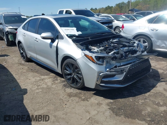 2024 Toyota Corolla SE with VIN 5YFP4MCE5RP177468, listed as a IAAI auction lot 41887980 with 19,265 mi miles and . Bid and sale history available at DreamBid. Image 1.