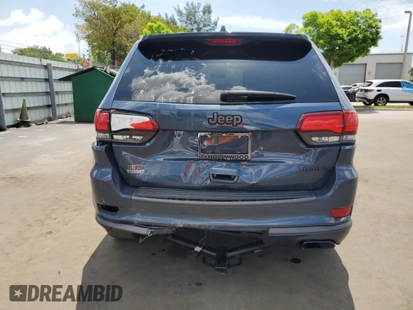 2020 Jeep Grand Cherokee Limited X with VIN 1C4RJEBGXLC152561, listed as a Copart auction lot 57058425 with 60,973 mi miles and Salvage title. Bid and sale history available at DreamBid. Image 6.