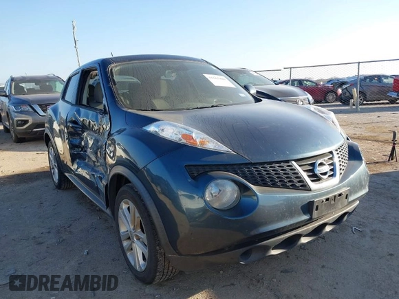 2014 Nissan Juke S with VIN JN8AF5MR1ET354919, listed as a IAAI auction lot 41663488 with 121,694 mi miles. Bid and sale history available at carsss.com. Image 1.
