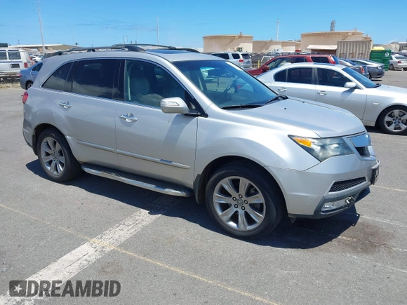 2013 Acura MDX Advance with VIN 2HNYD2H68DH507400, listed as a IAAI auction lot 42561721 with 127,985 mi miles and . Bid and sale history available at DreamBid. Image 1.