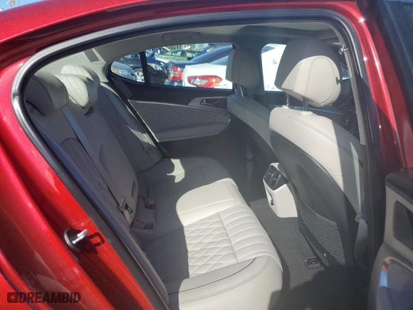 2020 Genesis G70 2.0T with VIN KMTG44LA4LU048341, listed as a Copart auction lot 74528584 with 17,474 mi miles and Non Repairable. Bid and sale history available at carsss.com. Image 10.