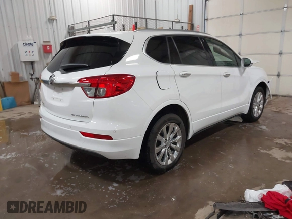 2018 Buick Envision Essence with VIN LRBFX1SA2JD052840, listed as a IAAI auction lot 41560211 with 100,091 mi miles. Bid and sale history available at carsss.com. Image 4.
