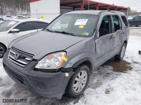 2006 Honda CR-V EX with VIN SHSRD77806U431103, listed as a IAAI auction lot 41411837 with 174,162 mi miles. Bid and sale history available at carsss.com. Image 2.