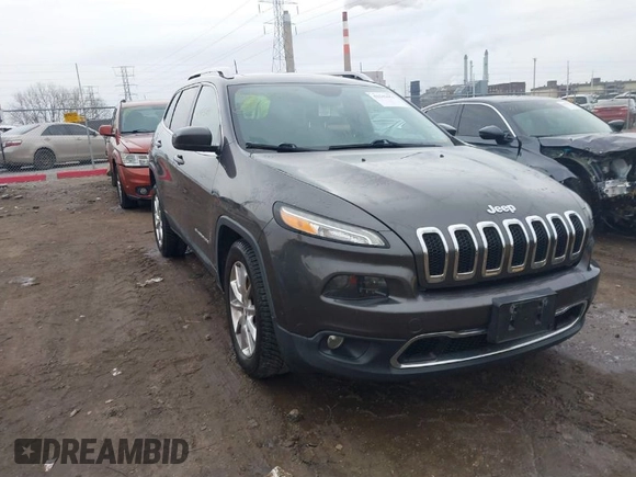 2014 Jeep Cherokee Limited with VIN 1C4PJMDS3EW137985, listed as a IAAI auction lot 41543651 with 131,312 mi miles. Bid and sale history available at carsss.com. Image 1.