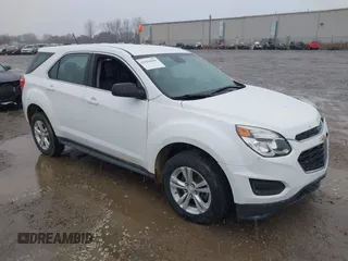 2017 Chevrolet Equinox LS with VIN 2GNALBEKXH1593410, listed as a IAAI auction lot 41844696 with 170,790 mi miles. Bid and sale history available at carsss.com. Image 1.