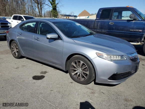 2015 Acura TLX with VIN 19UUB1F34FA029685, listed as a Copart auction lot 49880405 with 165,479 mi miles and Salvage Title. Bid and sale history available at carsss.com. Image 4.