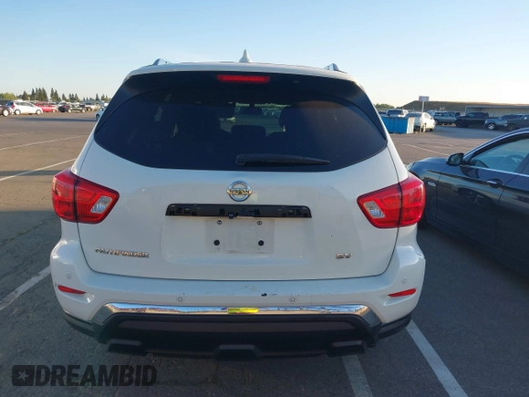 2019 Nissan Pathfinder S with VIN 5N1DR2MN7KC634136, listed as a IAAI auction lot 42195038 with 102,619 mi miles and . Bid and sale history available at DreamBid. Image 16.