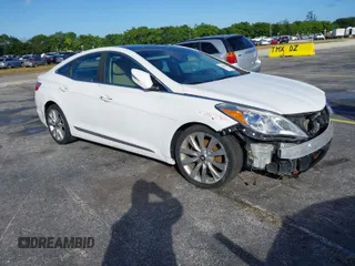 2015 Hyundai Azera Limited with VIN KMHFH4JGXFA474784, listed as a IAAI auction lot 41668106 with 126,709 mi miles and . Bid and sale history available at DreamBid. Image 1.
