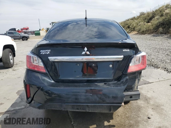 2022 Mitsubishi Mirage ES z VIN ML32FUFJ7NHF08088, wystawiony jako Copart lot #65841524 z przebiegiem 62 289 mil mil oraz Szkoda całkowita • Salvage title. Historia ofert i sprzedaży dostępna na DreamBid. Obrazek 6.