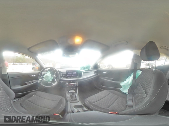 2022 Kia Rio S with VIN 3KPA24AD9NE505086, listed as a Copart auction lot 47869415 with 24,215 mi miles and Salvage Title. Bid and sale history available at carsss.com. Image 12.