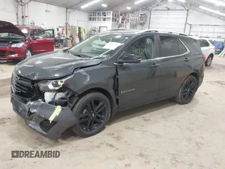 2021 Chevrolet Equinox LT with VIN 3GNAXUEV2ML375190, listed as a IAAI auction lot 41991148 with 60,016 mi miles and . Bid and sale history available at DreamBid. Image 2.