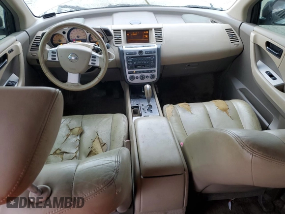 2005 Nissan Murano SE with VIN JN8AZ08TX5W315681, listed as a Copart auction lot 52791315 with 203,420 mi miles and Salvage Title. Bid and sale history available at DreamBid. Image 8.