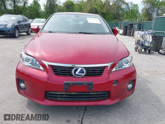 2011 Lexus CT 200h with VIN JTHKD5BH6B2037539, listed as a IAAI auction lot 42127056 with 191,007 mi miles and . Bid and sale history available at carsss.com. Image 6.