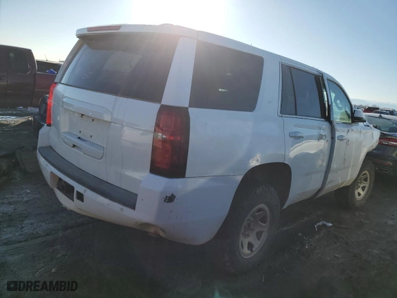 2018 Chevrolet Tahoe Commercial with VIN 1GNSKFEC0JR126193, listed as a Copart auction lot 43215045 with 33,896 mi miles and Clean Title. Bid and sale history available at carsss.com. Image 3.