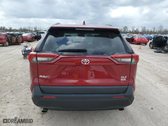 2022 Toyota RAV4 XLE Premium with VIN 2T3C1RFV5NW226684, listed as a Copart auction lot 42021355 with 19,722 mi miles and Salvage Title. Bid and sale history available at carsss.com. Image 6.
