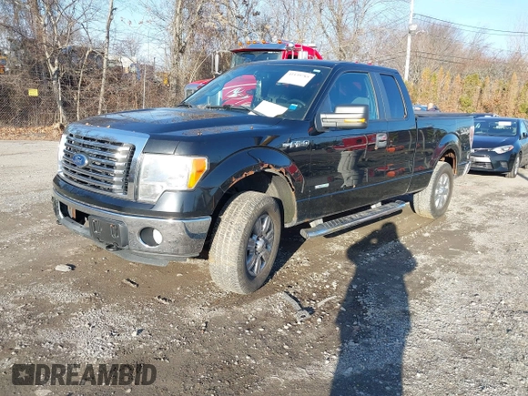 2011 Ford F-150 XL with VIN 1FTFX1ET4BFD18959, listed as a IAAI auction lot 41139785 with 155,183 mi miles. Bid and sale history available at carsss.com. Image 2.