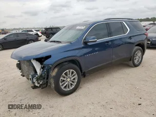 2023 Chevrolet Traverse LT Cloth z VIN 1GNERGKW6PJ300269, wystawiony jako Copart lot #57261675 z przebiegiem 39 052 mil mil oraz Szkoda całkowita • Salvage title. Historia ofert i sprzedaży dostępna na DreamBid. Obrazek 1.