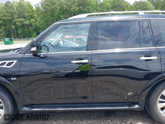 2017 Infiniti QX80 Signature Edition with VIN JN8AZ2NE9H9152154, listed as a IAAI auction lot 42457572 with 108,080 mi miles and . Bid and sale history available at DreamBid. Image 15.