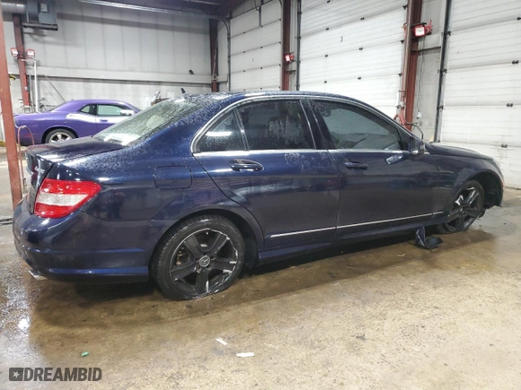 2011 Mercedes-Benz C-Class C 300 Sport with VIN WDDGF8BB6BR160415, listed as a Copart auction lot 49290045 with 191,926 mi miles and Salvage Title. Bid and sale history available at carsss.com. Image 3.