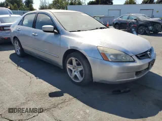 2003 Honda Accord LX with VIN JHMCM56313C005872, listed as a Copart auction lot 65050445 with 168,990 mi miles and Salvage title. Bid and sale history available at DreamBid. Image 4.