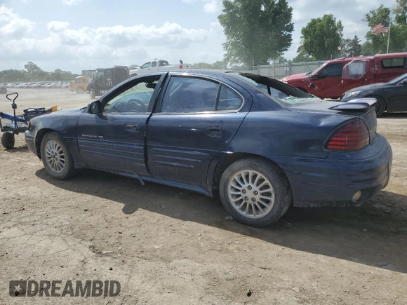 2001 Pontiac Grand Am SE1 with VIN 1G2NF52T31M547738, listed as a Copart auction lot 57442525 with 180,899 mi miles and Salvage title. Bid and sale history available at DreamBid. Image 2.