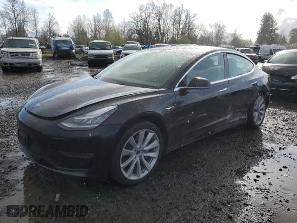 2019 Tesla Model 3 Mid Range with VIN 5YJ3E1EA1KF397390, listed as a Copart auction lot 49862915 with 63,698 mi miles and Salvage Title. Bid and sale history available at carsss.com. Image 1.