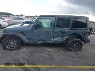 2024 Jeep Wrangler Sport S with VIN 1C4PJXDN8RW370133, listed as a IAAI auction lot 42453029 with 10,415 mi miles and . Bid and sale history available at DreamBid. Image 15.