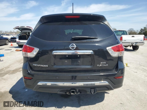 2016 Nissan Pathfinder SL with VIN 5N1AR2MM5GC659800, listed as a Copart auction lot 51285775 with 118,826 mi miles and Salvage title. Bid and sale history available at DreamBid. Image 6.