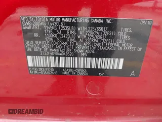 2010 Toyota RAV4 with VIN 2T3ZF4DV0AW048520, listed as a IAAI auction lot 42492285 with 216,097 mi miles and . Bid and sale history available at DreamBid. Image 9.