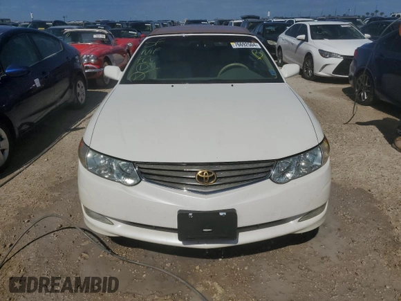 2002 Toyota Solara SE with VIN 2T1FF28P42C598530, listed as a Copart auction lot 76692504 with 84,281 mi miles and Non Repairable. Bid and sale history available at DreamBid. Image 5.
