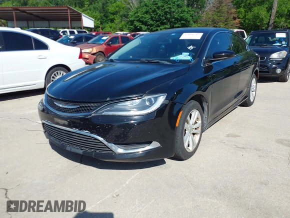 2015 Chrysler 200 Limited with VIN 1C3CCCABXFN706446, listed as a IAAI auction lot 42090717 with 122,436 mi miles and . Bid and sale history available at DreamBid. Image 2.