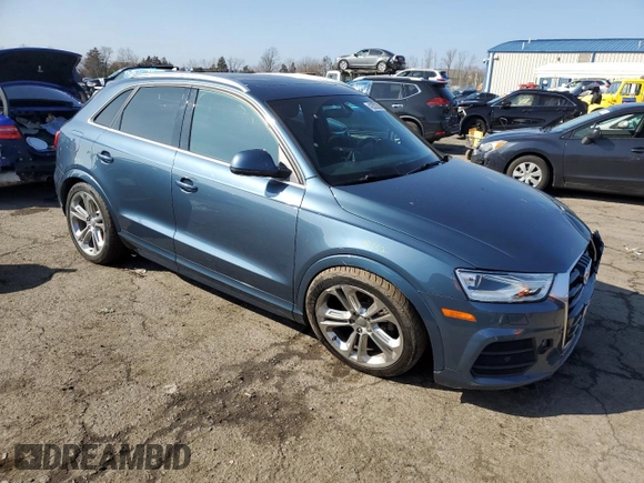 2016 Audi Q3 Premium Plus with VIN WA1EFCFS7GR014685, listed as a Copart auction lot 42003553 with 83,872 mi miles. Bid and sale history available at carsss.com. Image 4.