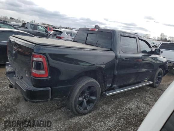 2019 Ram 1500 Big Horn/Lone Star with VIN 1C6SRFFT8KN710666, listed as a Copart auction lot 46471225 with 71,171 mi miles and Non Repairable. Bid and sale history available at carsss.com. Image 3.