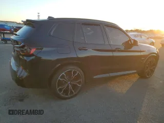 2022 BMW X3 M with VIN 5YM13EC08N9L98878, listed as a Copart auction lot 88480785 with 22,053 mi miles and Salvage Title. Bid and sale history available at carsss.com. Image 3.