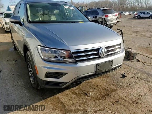 2020 Volkswagen Tiguan SE with VIN 3VV2B7AX7LM098132, listed as a Copart auction lot 48428785 with 80,514 mi miles and Salvage Title. Bid and sale history available at DreamBid. Image 14.
