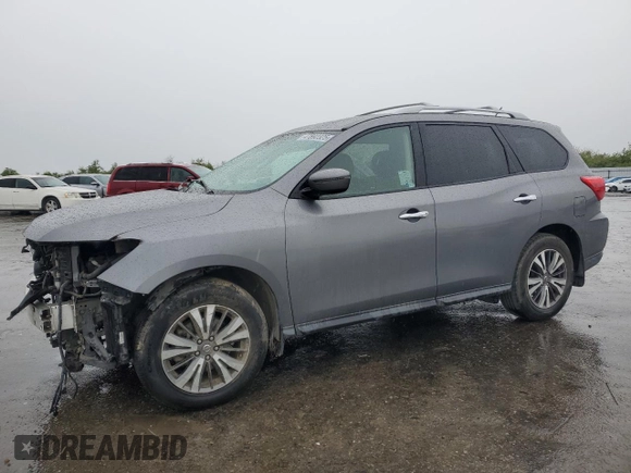 2018 Nissan Pathfinder S with VIN 5N1DR2MN4JC604526, listed as a Copart auction lot 47892325 with 66,187 mi miles and Salvage Title. Bid and sale history available at carsss.com. Image 1.