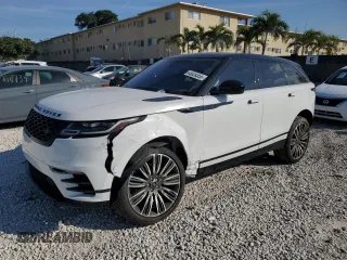 2020 Land Rover Range Rover Velar R-Dynamic S with VIN SALYK2FV5LA283904, listed as a Copart auction lot 43028355 with 44,026 mi miles and Salvage Title. Bid and sale history available at carsss.com. Image 1.