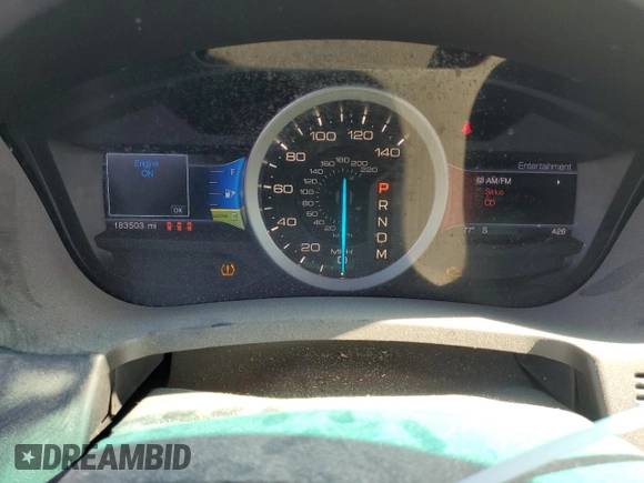 2013 Ford Explorer XLT with VIN 1FM5K7D88DGB53582, listed as a Copart auction lot 55087565 with 183,503 mi miles and Salvage Title. Bid and sale history available at carsss.com. Image 9.