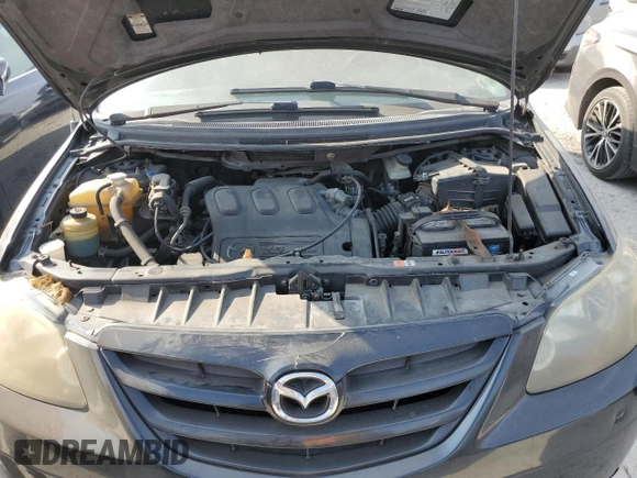2005 Mazda MPV LX with VIN JM3LW28J550550474, listed as a Copart auction lot 75112994 with 0 mi miles and Salvage Title. Bid and sale history available at carsss.com. Image 12.